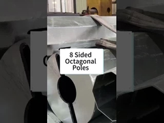 8 Sided octagonal steel power poles