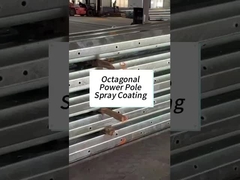 Hot-dip galvanized power pole steel pole