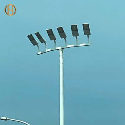 خرید 30m High Mast Pole With Lifting System And Hot Dip Galvanized Steel For Stadium Lighting And 50000 Hours Lifetime online manufacture