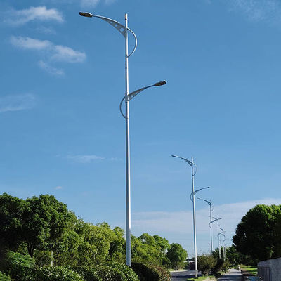 خرید Customizable Street Light Pole Design with Hot-Dip Galvanized Steel Material online manufacture