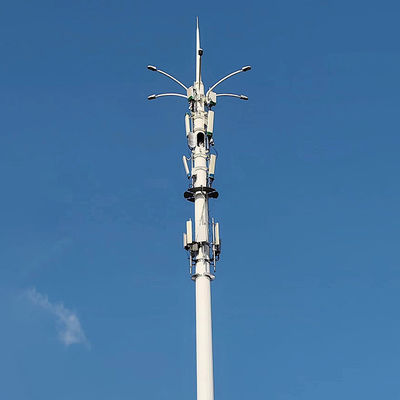 خرید 30m Telecom Poles For Telecommunication Post With Wind Pressure Calculation online manufacture