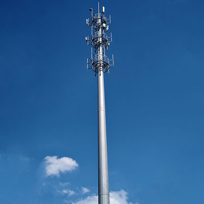 خرید 15m-60m Height Telecom Poles With 25m/s Wind Pressure Calculation online manufacture