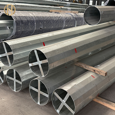 خرید Hot-dip Galvanized High Voltage Power Electric Transmission Line Pole Electrical Equipment online manufacture