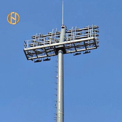 خرید قطب روشنایی بلند با سیستم بلند کردن خودکار 20M 25M 30M 35M برج چراغ استادیوم و فرودگاه online manufacture