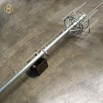 خرید فولاد HDG EN1090 CE گواهینامه 4G 5G مخابرات قطب تک قطب برای برج سلولی آنتن online manufacture