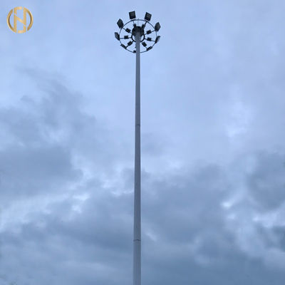 خرید Dodecagon Shape High Mast Lighting Pole Height 15M - 40M For Airport online manufacture