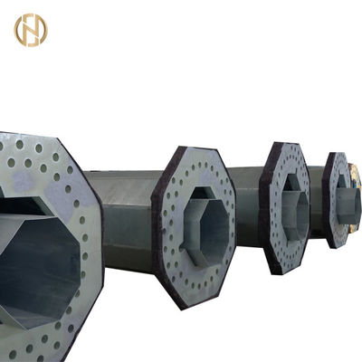 خرید Gr60 25mm Thickness Tubular Steel Pole Hot Dip Galvanized online manufacture