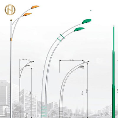 خرید Hot Dip Galvanized Light Pole 9M Octagonal Shape With SGS ISO Certification online manufacture