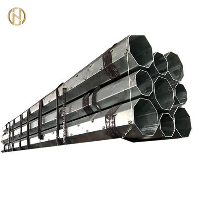 خرید Customized Metal Power Pole 132KV Transmission Line Pole HDG Surface online manufacture