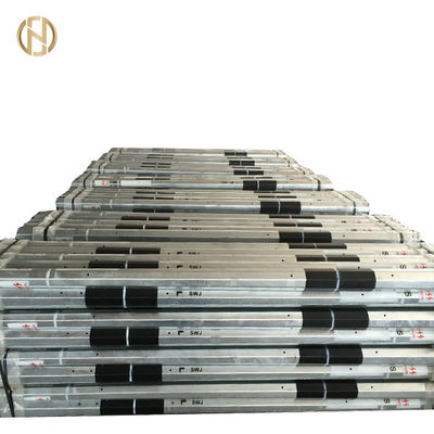 خرید 99.9% Zinc 15KV Overhead Line Pole EN10046 75um Well Finished Galvanization online manufacture