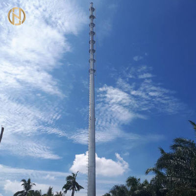 خرید 12 Sides Galvanized Eelectric Power Pole 35m 110FT Well Finished Welding online manufacture