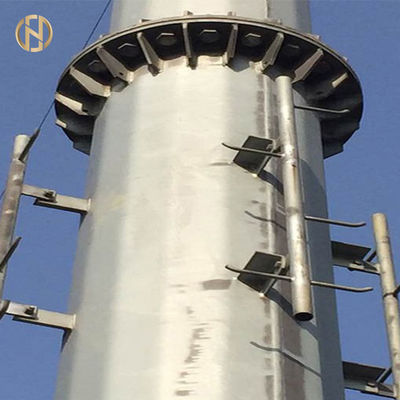 خرید 80FT 90FT 100FT 120FT Telecommunication Post Green Color Powder Coated online manufacture