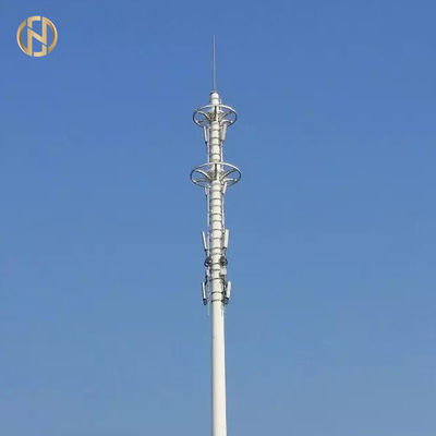 خرید 30M 35M Telecommunication Post  Palm Tree Monopole Transmission Tower online manufacture