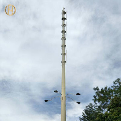 خرید 15-60M Steel Telecommunication Post   Monopole Telecommunications Tower online manufacture