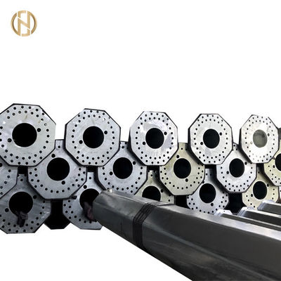 خرید 138KV Double Circuit Power Line Pole 30-60 Degree With Baseplate And M48 Anchor Bolt online manufacture