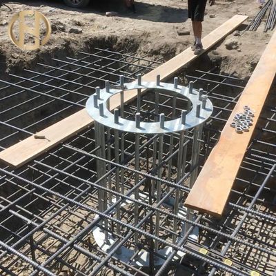 خرید 36M 48M Telecommunication Post  Galvanized Steel Monopole Communication Tower online manufacture
