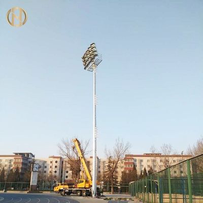 خرید Electric Lifting High Mast Street Light Pole 25M 30M 35M Long Service Life online manufacture