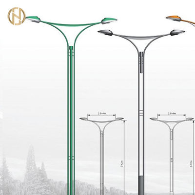 خرید Hot-Sale Galvanized Decorative Outdoor High Mast Street Light Pole online manufacture