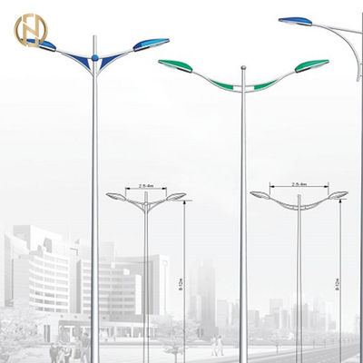 خرید Custom Made Outdoor Street Light Post AWS D 1.1 Welding Long Service Life online manufacture