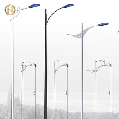 خرید Tapered Octagonal Galvanized Steel Street Light Pole Steel Lamp Pole online manufacture
