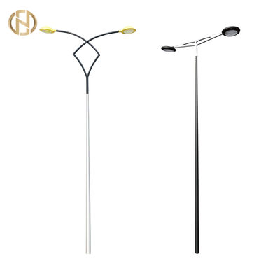 خرید Colorful Painting Customizable Electrical Street Light Pole With Hot-Dip Galvanized Coating And Steel Tube online manufacture