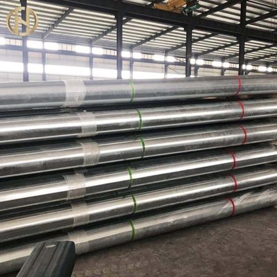 خرید Thickness 4mm Electrical Power Pole 10.5m Height Metal Power Pole online manufacture
