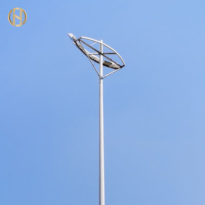 خرید Football Fileds High Mast Light Pole 20M 30M 80-100μM Galvanization Thickness online manufacture