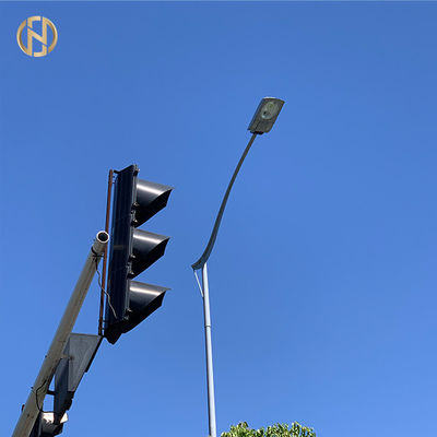 خرید Customizable Electical Outdoor Galvanized Light Pole With Spray Painting online manufacture