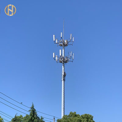 خرید 100FT 120FT Telecommunication Post Telecom Poles ASTM A572 GR65 Steel online manufacture