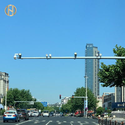 خرید Galvanized Steel Security Camera Post For Airport Seapor Roadway online manufacture
