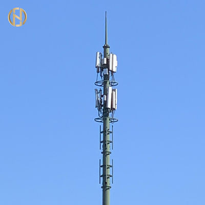 خرید Polygonal Telecommunication Post  35m 36m Monopole Telecom Tower online manufacture