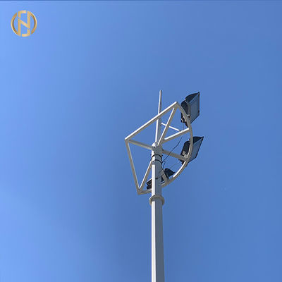 خرید Steel Non Lifting Type High Mast Lighting Pole 25M 30M 35M ISO 9001 Certified online manufacture