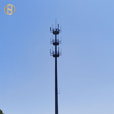 خرید White Powder Coated Transmission Line Pole With ISO 9001 Certification online manufacture