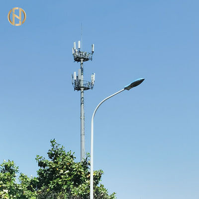 خرید 20FT Electric Street Light Pole  Street Lamp Pole Single Or Dual Arms online manufacture