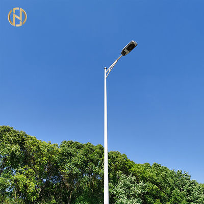 خرید Steel Street Light Pole Galvanized / Spray Powder Surface Treatment online manufacture