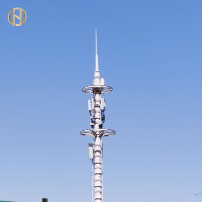 خرید Hot Rolled Steel Communication Tower Pole 35M 36M Long Service Life online manufacture