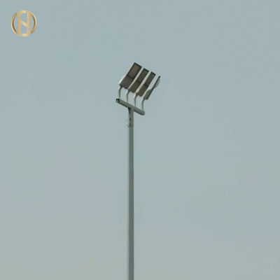 خرید Spray Paint White Color High Mast Pole 85FT 90FT 95FT ISO 9001 Certified online manufacture
