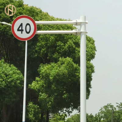 خرید Road Traffic Signal Post Steel Material Anti Rust Customized Powder Coating online manufacture