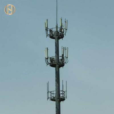 خرید Galvanized GR50 Telecommunication Post For Wireless Internet online manufacture