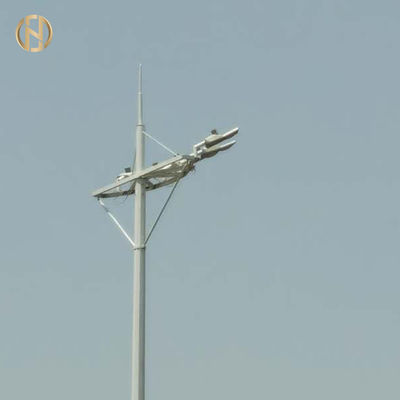 خرید Octadecagon High Mast Street Light Pole Hot Dip Galvanized 20M 30M 36M online manufacture