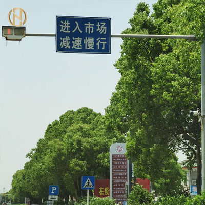 خرید Anti Corrosion Road Sign Post 3M 6M 8M 9M For Traffic Control System online manufacture
