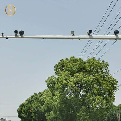 خرید 6MX12M Traffic Light Pole   Powder Coated Octagonal Steel Pole Customized online manufacture