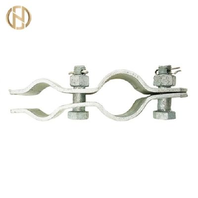 خرید Custom Made Pole Accessories , Galvanized Fastening Clamp For ADSS OPGW Cable online manufacture