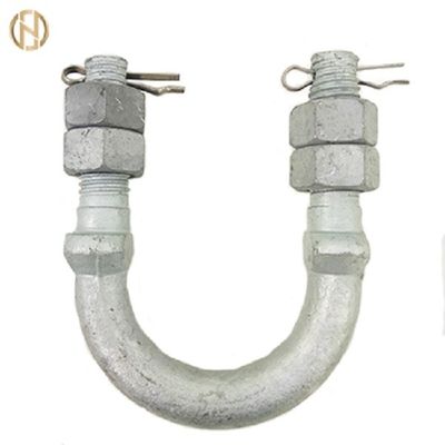 خرید Silver Color Pole Accessories   U Type Bolts For Tower Fasteners Tower Fittings online manufacture