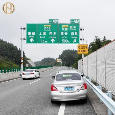 خرید Hot Dip Galvanized 8M RAL Color Q235 Road Sign Pole online manufacture