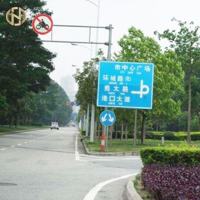 خرید 6m 6.5m 8m Road Sign Pole  Galvanized Steel Street Sign Pole Octagonal Shape online manufacture