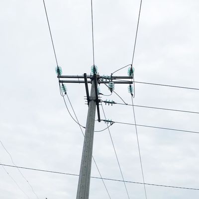 خرید 12KV 35KV Pole Accessories Galvanized Steel 8000D Cross Arm For Power Project online manufacture