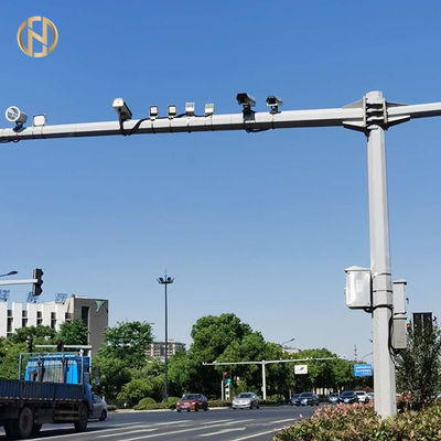 خرید Octagonal CCTV Camera Pole For Traffic In L Shape Earthquake Resistant online manufacture