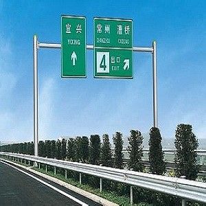 خرید Q235B Q345B Hot Dip Galvanized Street Sign Pole online manufacture