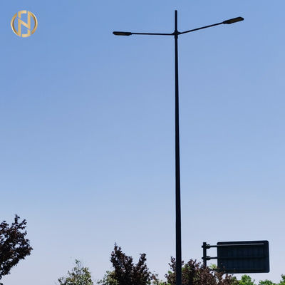خرید Customizable Electical Outdoor Solar Street Light Pole Design With Hot-Dip Galvanized Coating online manufacture